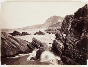 Ilfracombe, The Coast from Capstone Parade, mid-late 19th century. Creator: Francis Bedford.
