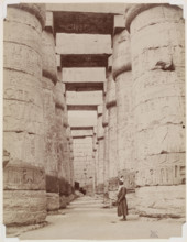 Hypostyle Hall, Temple of Karnak. Luxor, East Bank, 19th century. Creator: Zangaki.