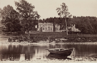 Abbotsford from the Tweed, between 1870 and 1880. Creator: James Valentine.