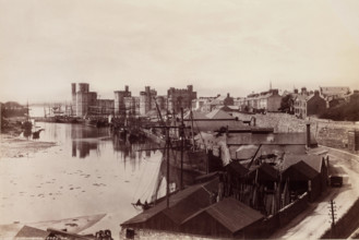 Caernarvon, between 1870 and 1880. Creator: James Valentine.