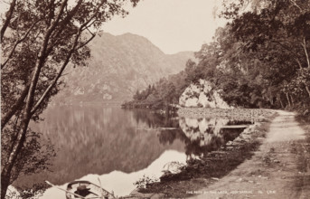 The Path by the Loch, Loch Katrine, between 1870 and 1880. Creator: George Washington Wilson.