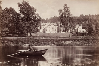 Abbotsford from the Tweed, c1880. Creator: George Washington Wilson.