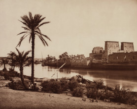 The Island and Temple at Philae, c1869. Creator: Unknown.