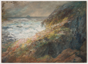 From the Cliffs of Ailse, Ayrshire, between 1860 and 1909. Creator: Robert Hopkin.