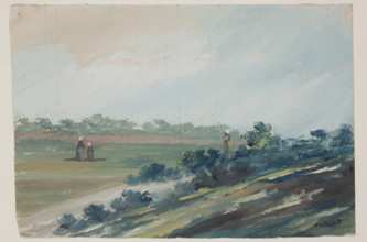 Environs de Viverols voilà une esquisse faite à la diable et ma foi je vais là..., 19th century. Creator: Unknown.