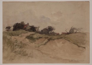 The Downs near Katwyk, c1860-1920. Creator: Carel Nicolaas Storm.