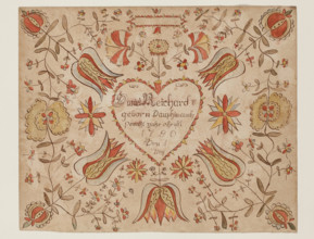 Birth Certificate for Daniel Reichard, 1780. Creator: Unknown.