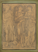 Valerian and the Angel, c1874. Creator: Sir Edward Coley Burne-Jones.