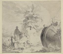 The Head of Saint Torpe Saved by Angels and Restored to Archbishop Frederigo, between 1730 and 1770. Creator: Giambettino Cignaroli.