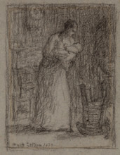 Mother and Child, 1877. Creator: Wyatt Eaton.