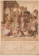 Adoration of the Magi, after 1546. Creator: School of Clovio.