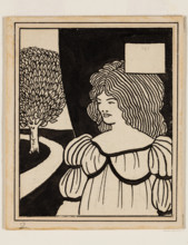 Chapter Heading for Le Morte d'Arthur, c.between 1893 and 1894. Creator: Aubrey Beardsley.