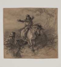 Major Washington on Mission, late 19th century. Creator: Felix Octavius Carr Darley.