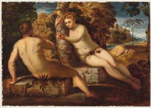 Adam Tempted by Eve, 1836. Creator: George Lethbridge Saunders.