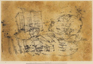 Woman Reading, 1925. Creator: Paul Klee.