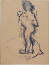 Woman in a Tub, c1900. Creator: Henri Matisse.