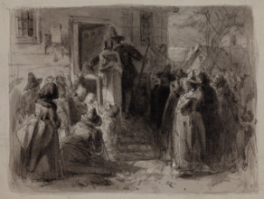 Scarlet Letter, late 19th century. Creator: Felix Octavius Carr Darley.