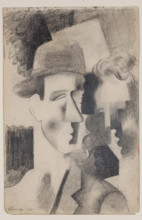 Two Heads, 1921. Creator: Roger de la Fresnaye.
