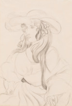 Plumed Hat, 1919. Creator: Henri Matisse.