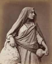 Egyptian Woman, 1876. Creator: Carlo Naya.