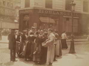 A Corner of Place Mouffetard, between 1900 and 1927. Creator: Eugene Atget.