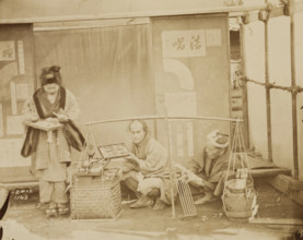Street Merchants, 1884. Creator: Unknown.