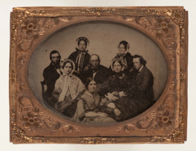 Group Portrait with Jane P. Hoyt, between 1860 and 1870. Creator: Unknown.