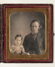 Untitled (Portrait of a Man and a Child), between 1850 and 1860. Creator: Unknown.