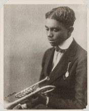 Portrait of a Trumpeter, 1918. Creator: C. M. Battey.