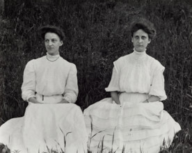 Untitled (Two Women in White), c1900, printed 1980. Creator: Wendell Hotter.