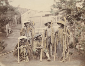Five Men, c1885. Creator: Unknown.