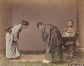 New Year's Rituals, c1885. Creator: Unknown.