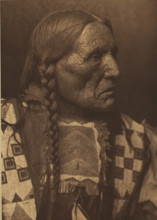 No Bear, Atsina, 1908. Creator: Edward Sheriff Curtis.