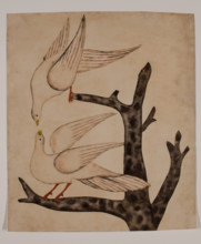Doves, c1820. Creator: Unknown.