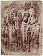 Egyptian Bas-Relief, 1890. Creator: Zangaki.