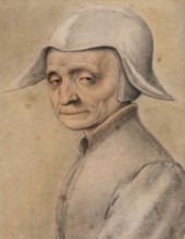 Head of an Old Woman, c.between 1600 and 1625. Creators: David Lagneau, Francois Lagneau, Jacques Lagneau.