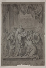 The Presentation in the Temple, 17th century. Creator: Unknown French; After Charles Le Brun (Artist)French, 1619-1690 .