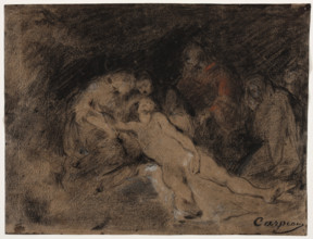 Pietà, between 1827 and 1875. Creator: Jean-Baptiste Carpeaux.
