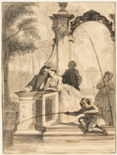 Fishing Party, 1738. Creator: Cornelis Troost.