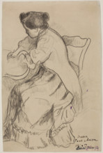 Maria Writing, 1892. Creator: Emile Bernard.