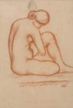 Crouching Nude. Creator: Aristide Maillol.