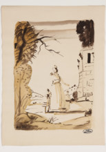 Woman in a Long Robe, between 1880 and 1954. Creator: Andre Derain.