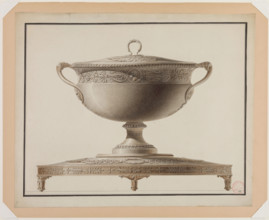 Grand Soupiere sur Plateau, after 1785. Creator: Henry Auguste.