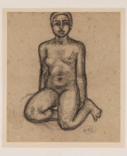Nude, between 1861 and 1944. Creator: Aristide Maillol.