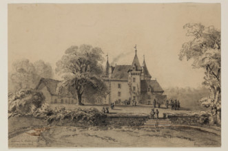 Chateau de Chabrignac, 19th century. Creator: Eugene Edouard Soules.