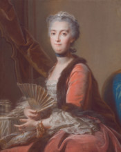 Anne Marie Louise Nicole de Lamoignon de Malsherbes, Countess of Sénozan, c1751. Creators: Jean Valade, Anne-Nicole de Lamoignon Sénozan.
