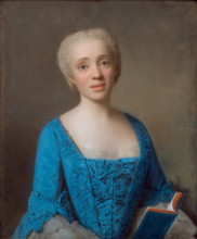Marie-Rose de Larlan de Kercadio de Rochefort, Marquise des Nétumières, 1750. Creator: Jean-Etienne Liotard.