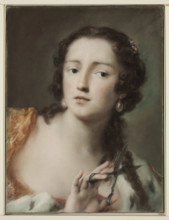 Caterina Sagredo Barbarigo as "Berenice", c1741. Creator: Rosalba Giovanna Carriera.