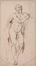 Standing Male Nude, between 1827 and 1875. Creator: Jean-Baptiste Carpeaux.