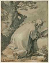 Saintly Hermit, c1612. Creator: Abraham Bloemaert.
